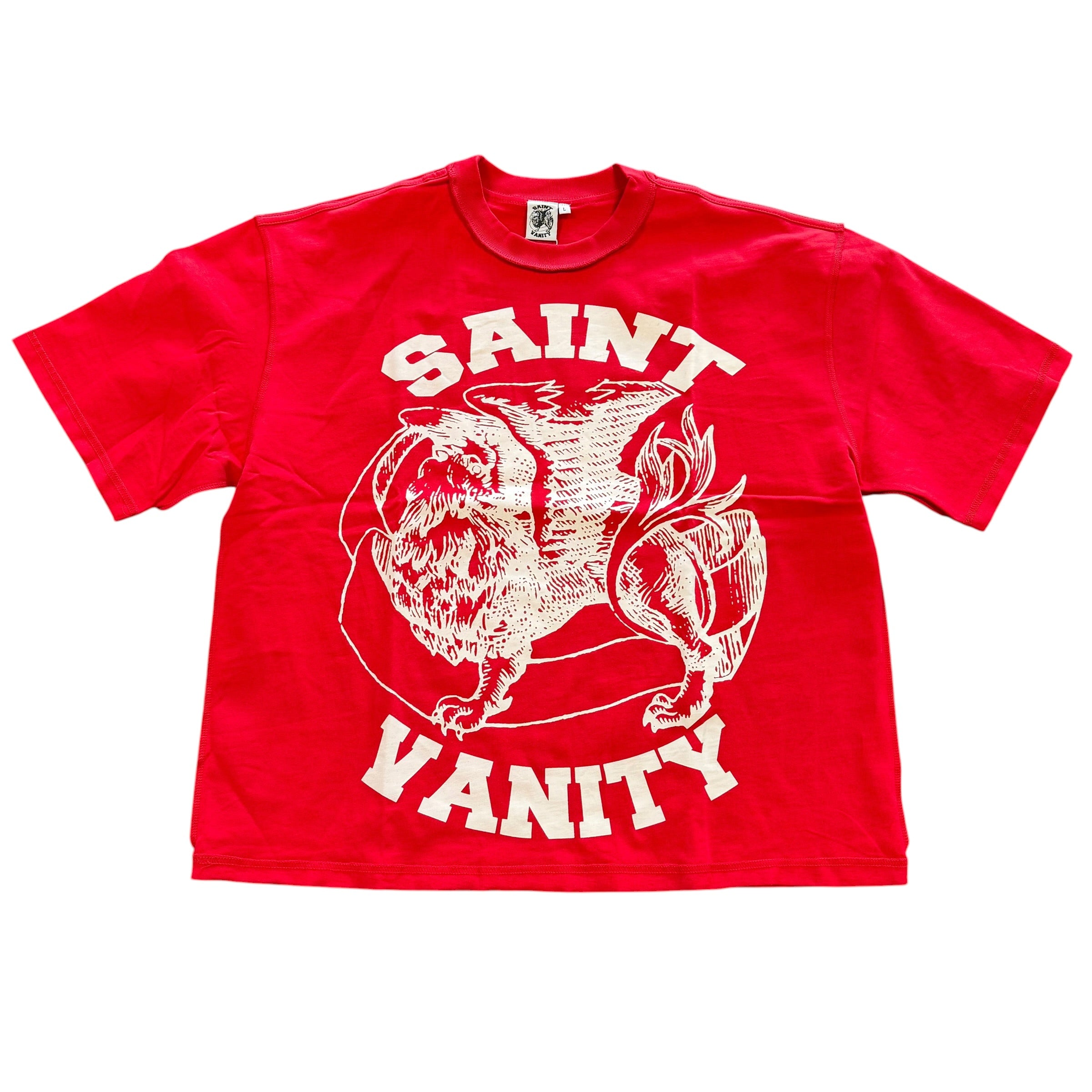 Brand New Saint Vanity Red/White Griffin Tee