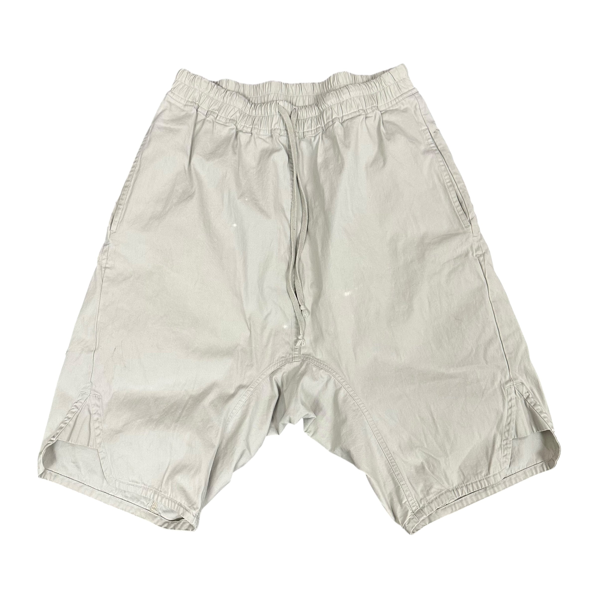 Rick Owens Notched Back Zipper Shorts