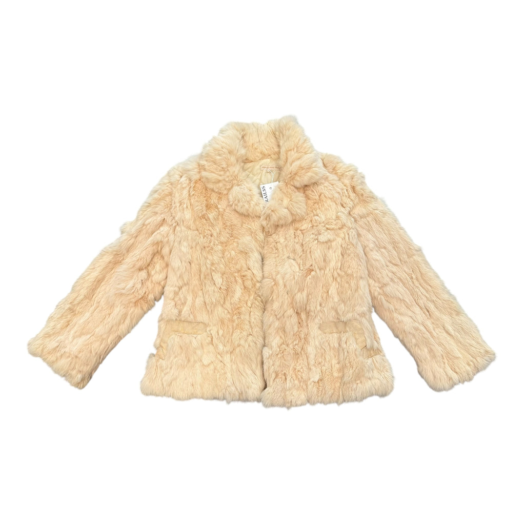 Cream Hong Kong Fur Coat