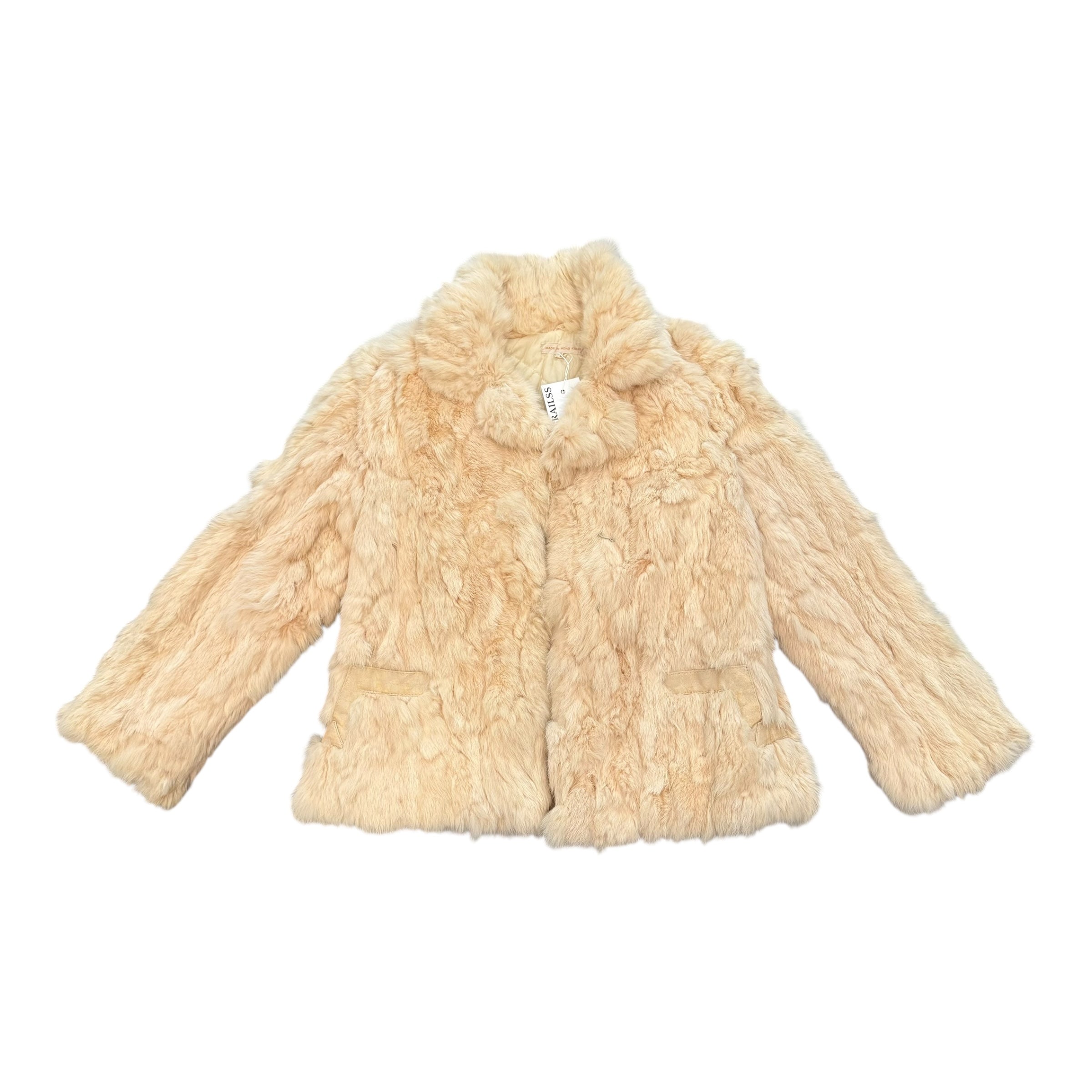 Cream Hong Kong Fur Coat