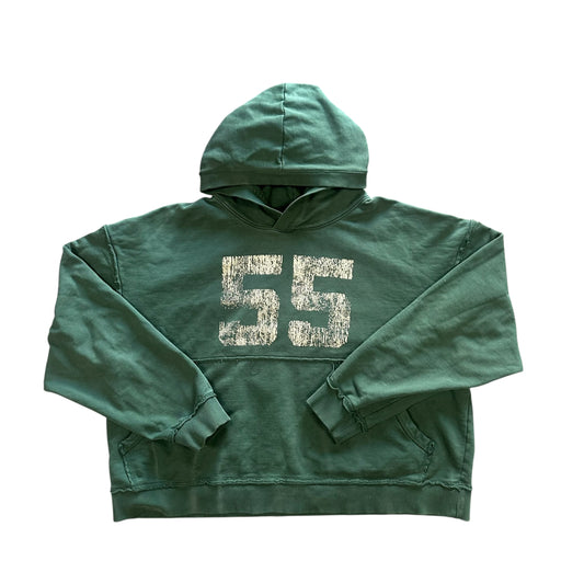 Raspberry “55” Green Hoodie