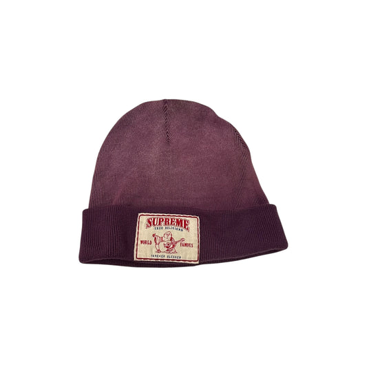 Supreme x True Religion Purple Beanie