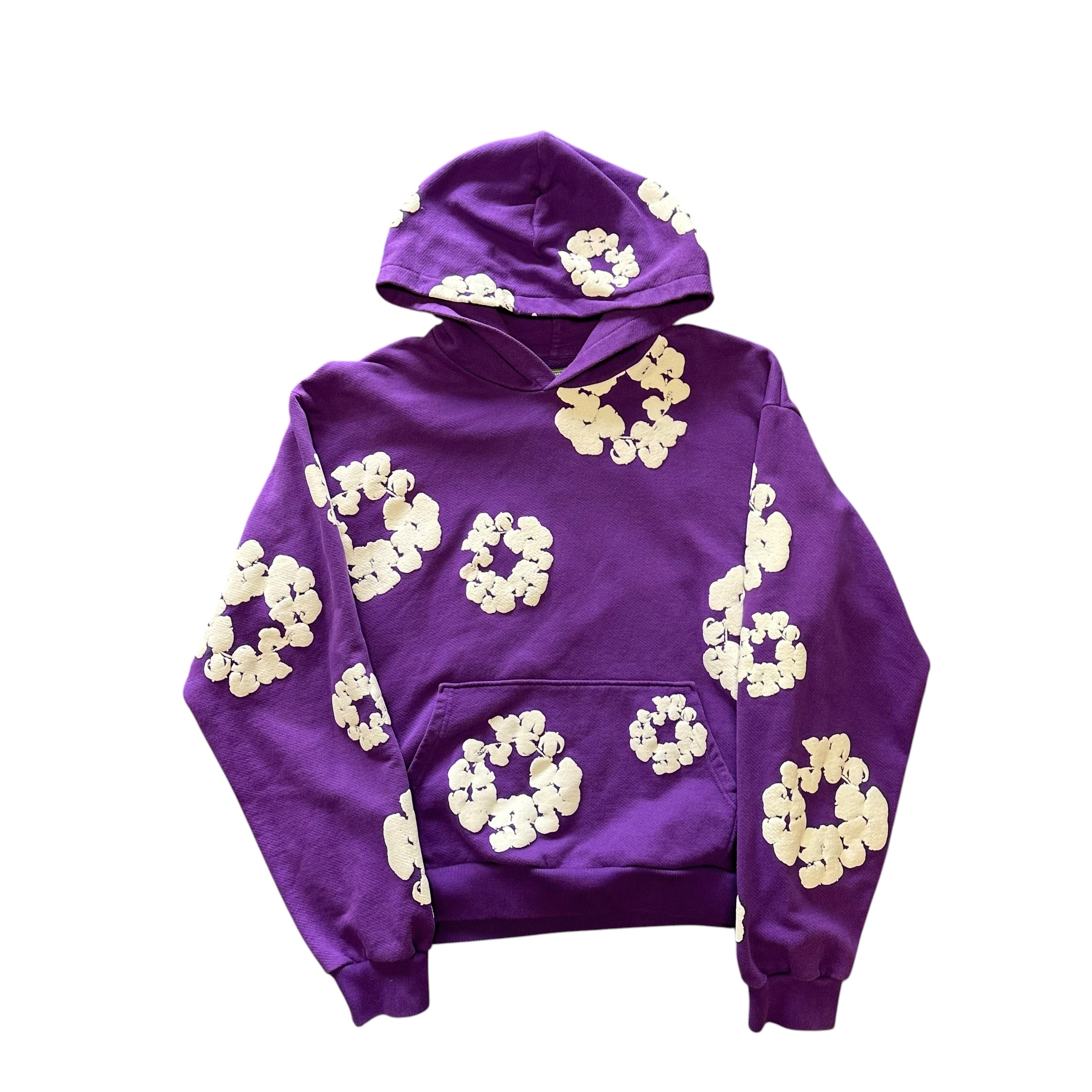 Denim Tears Cotton Wreath Hoodie Purple