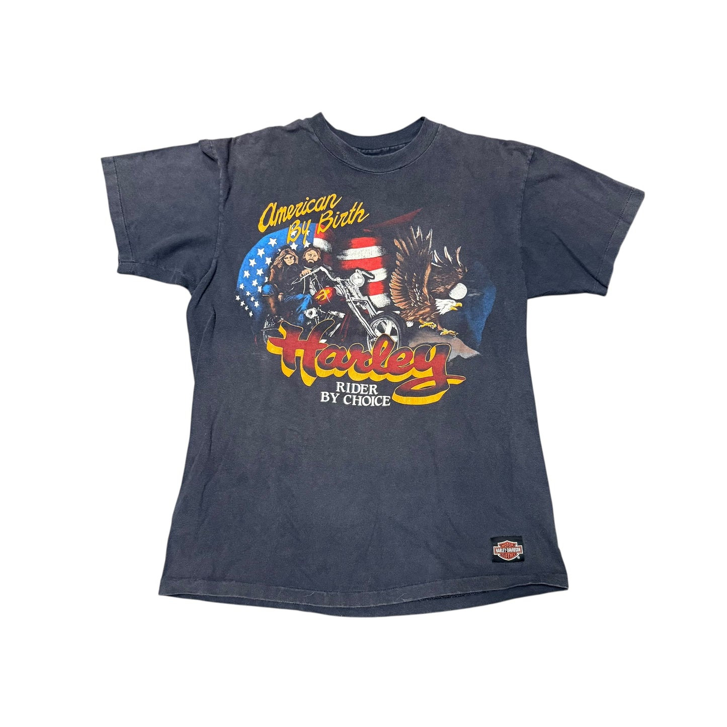 Harley Davidson American By Birth Tee