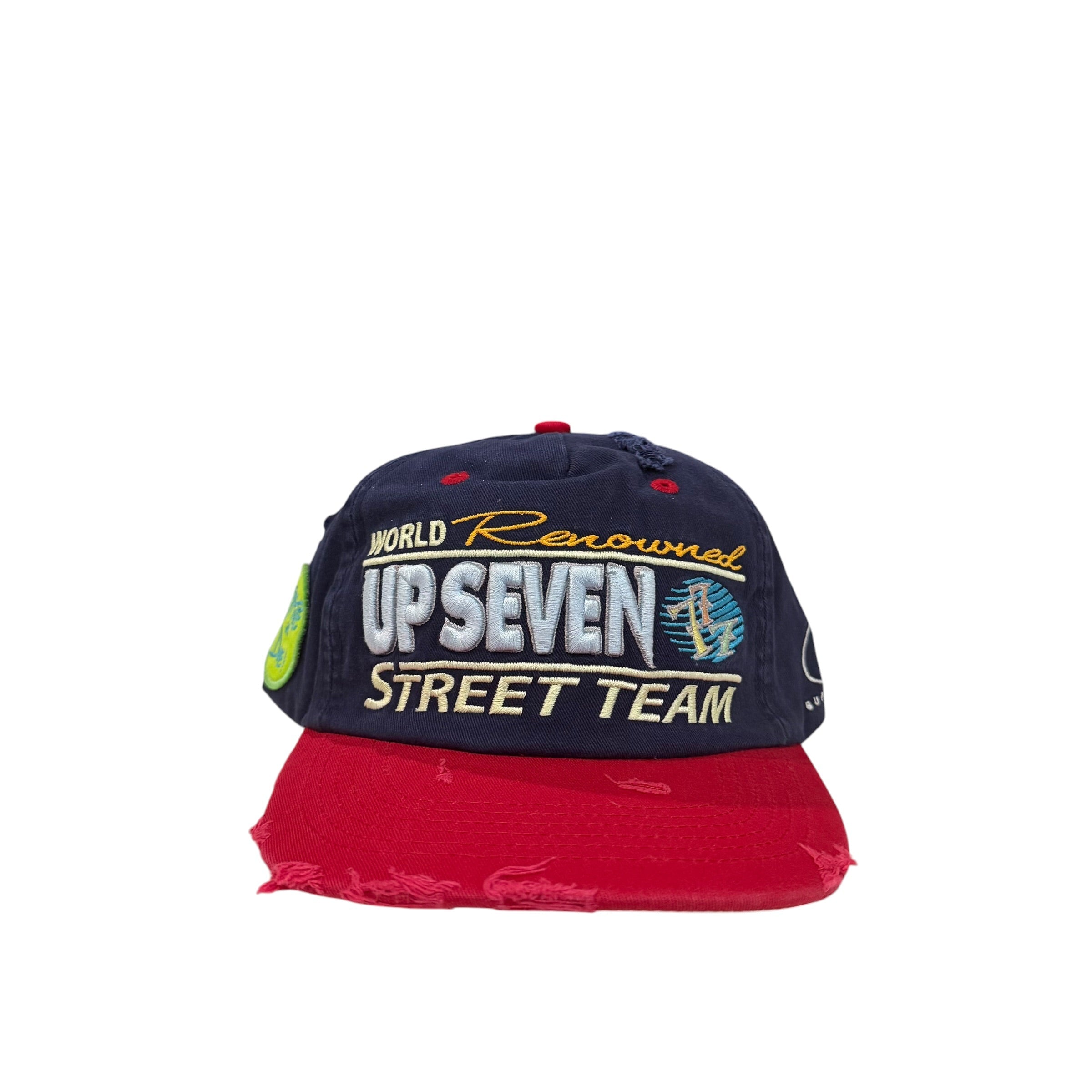 NEW Up7 Navy/Red Snapback