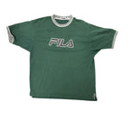 Vintage Green Fila Ringer Tee