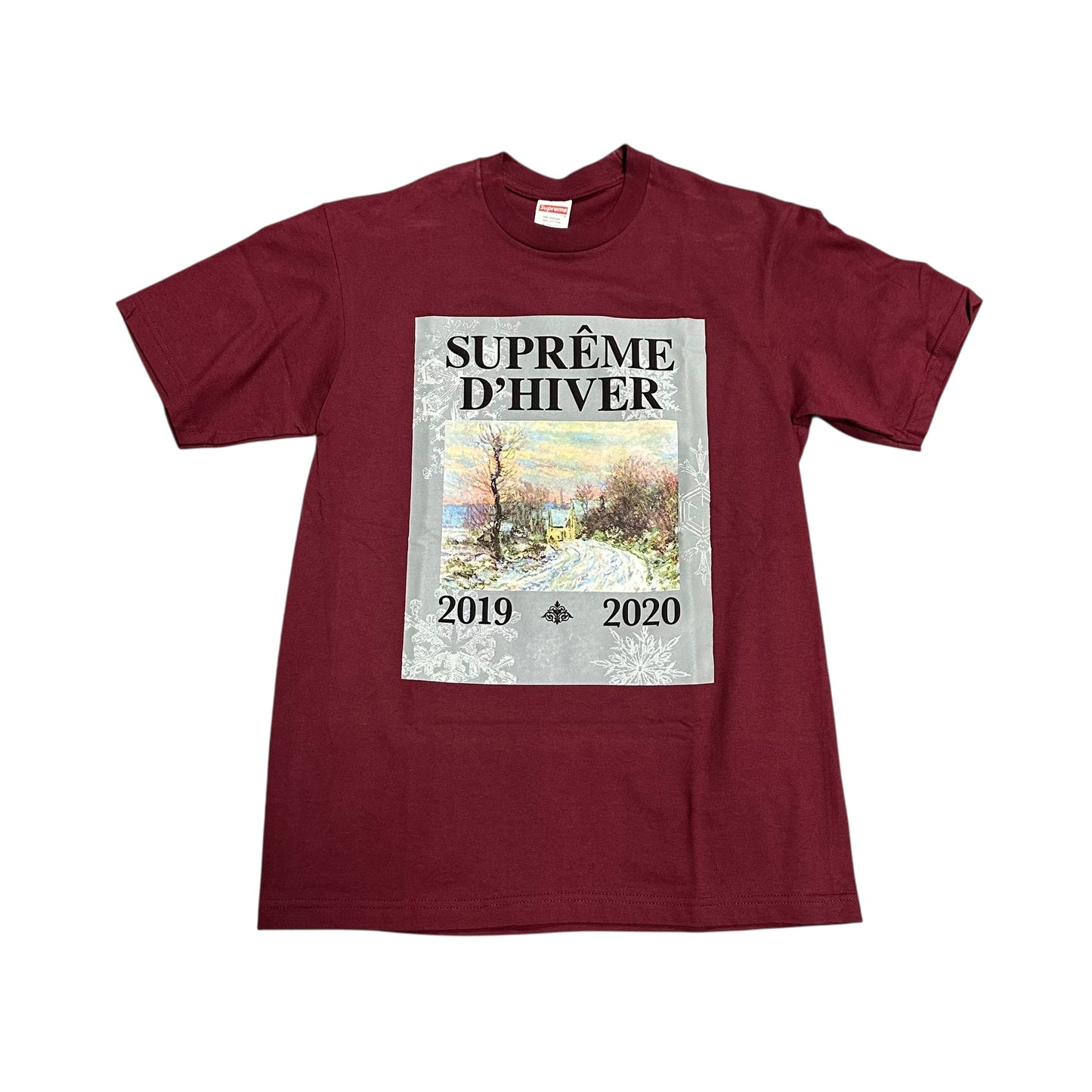 Supreme Burgundy “D’Hiver” Tee
