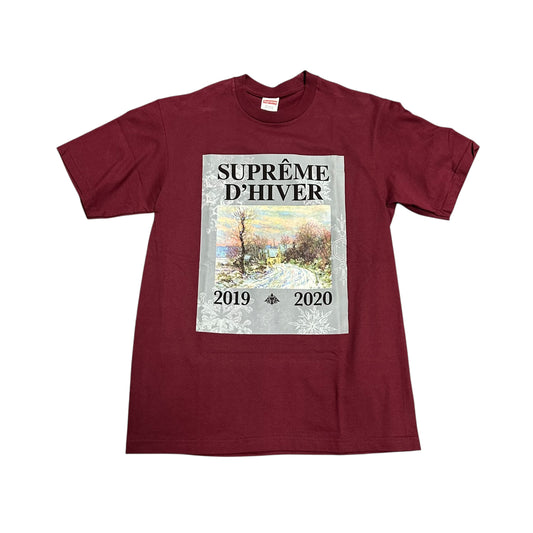 Supreme Burgundy “D’Hiver” Tee