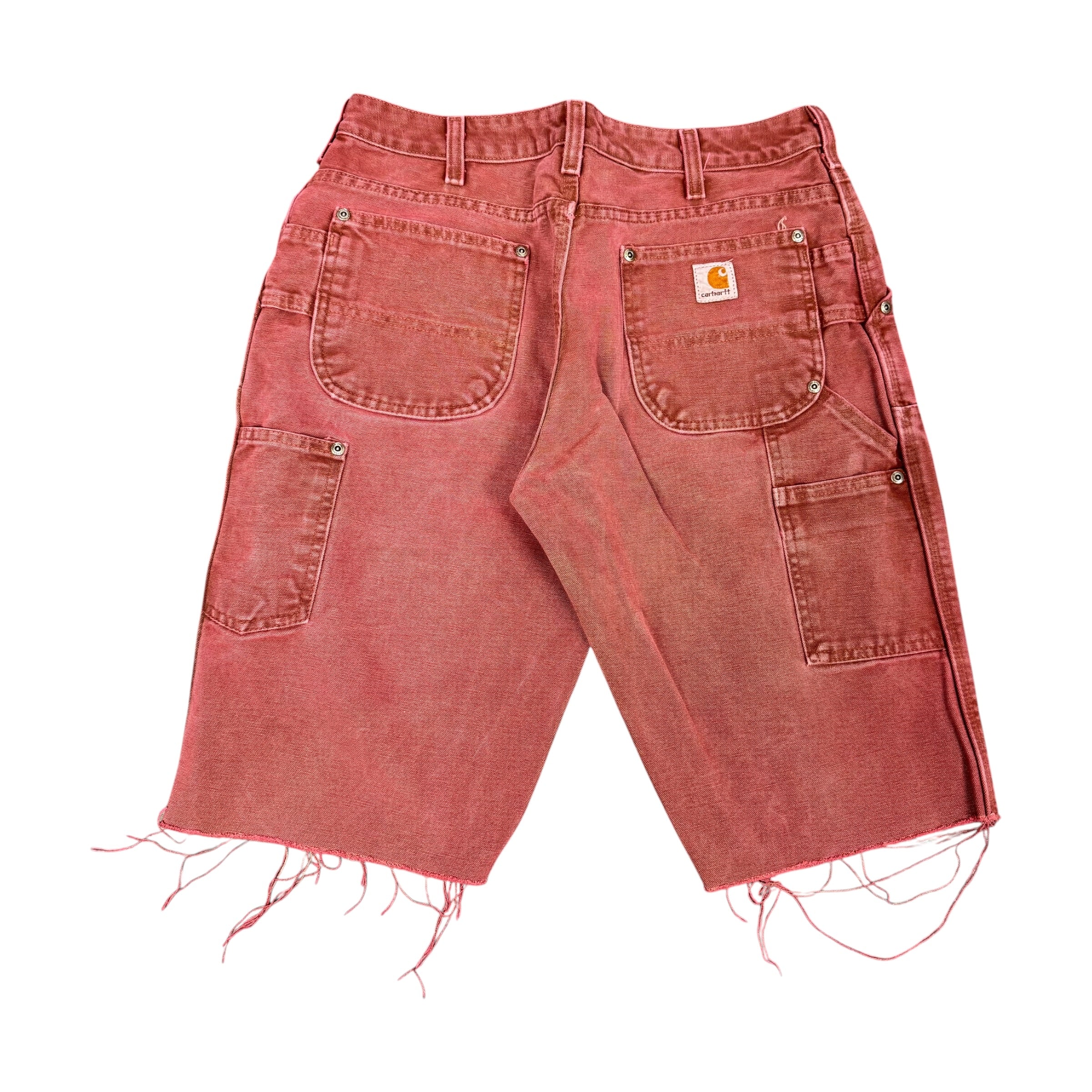 Pink Carhartt Double Knee Shorts