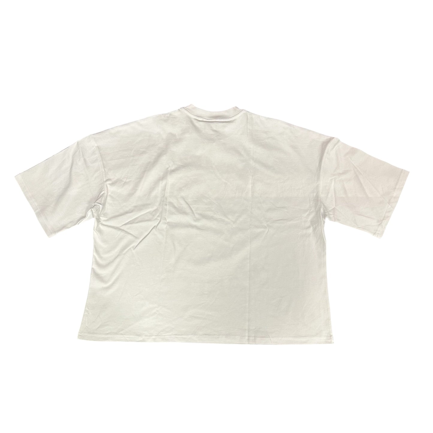 Saint Vanity Brown Logo Tee White