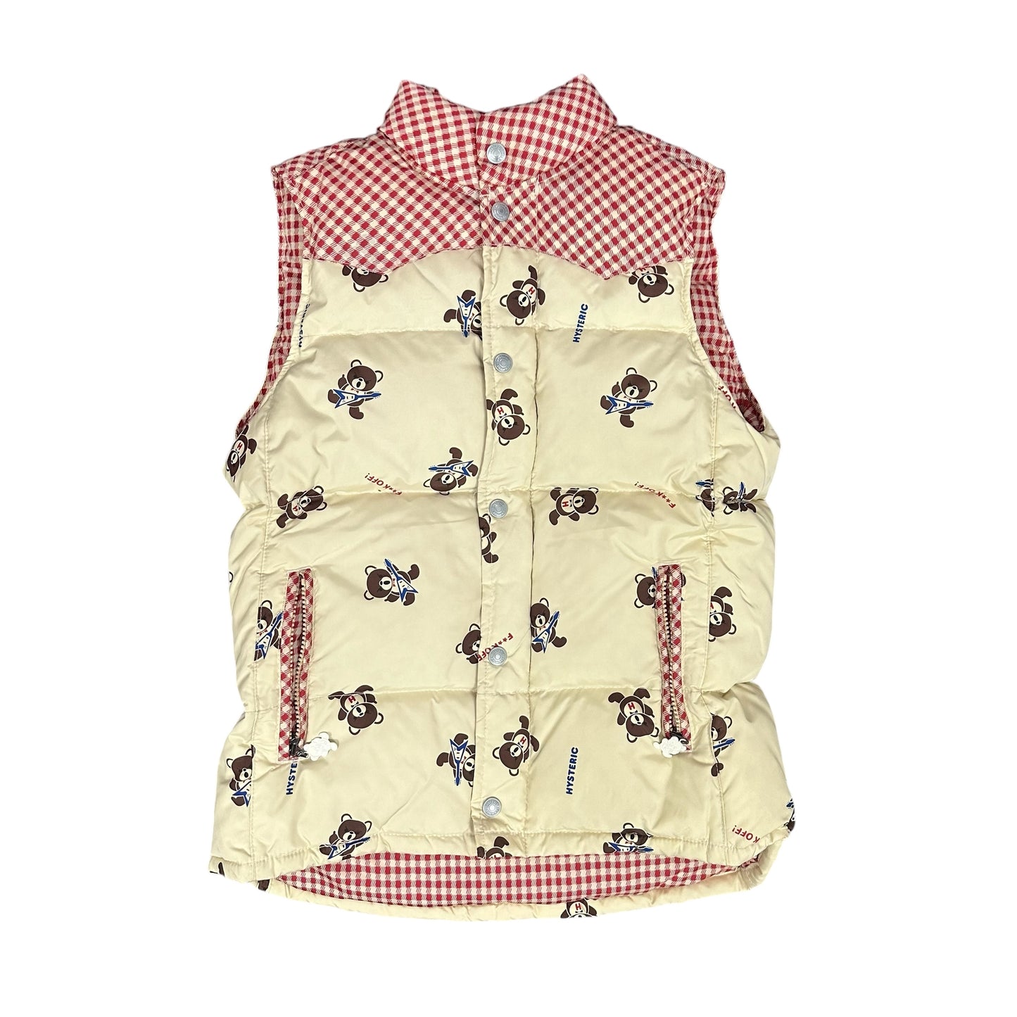 Hysteric Glamour Bear Bubble Vest