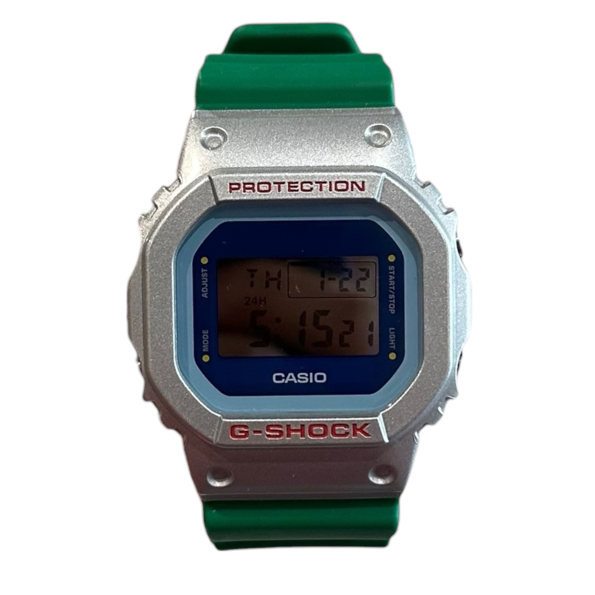 NEW G-Shock Silver/Green/Pink Watch