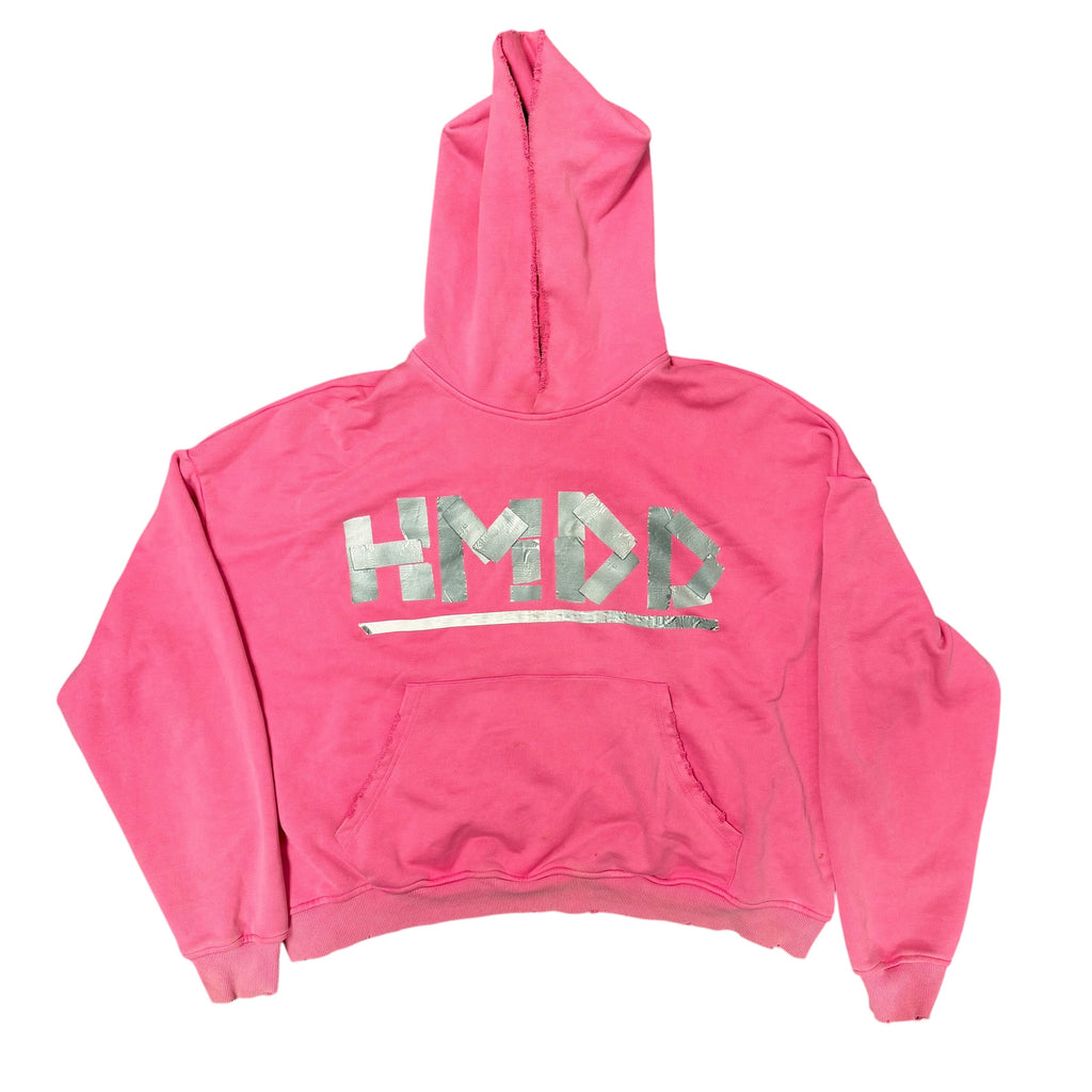 HMDD Duct Tape Hoodie “Pink”