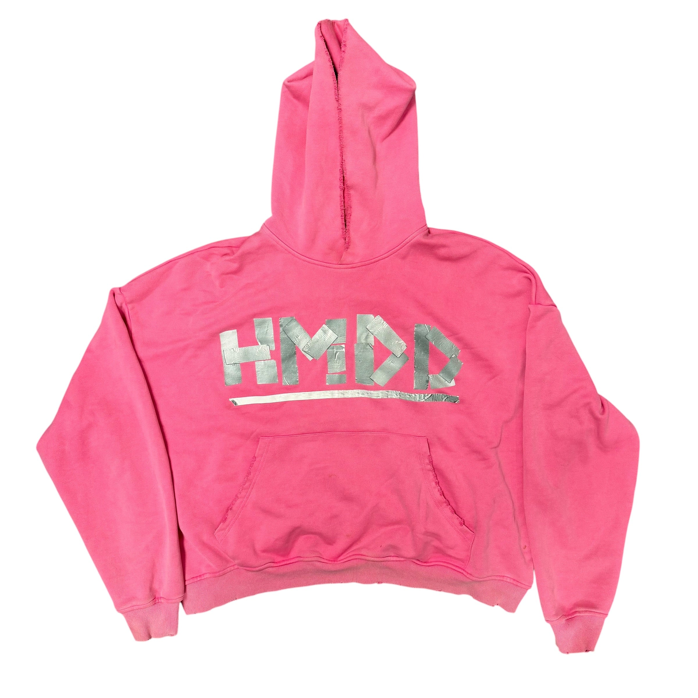 HMDD Duct Tape Hoodie “Pink”