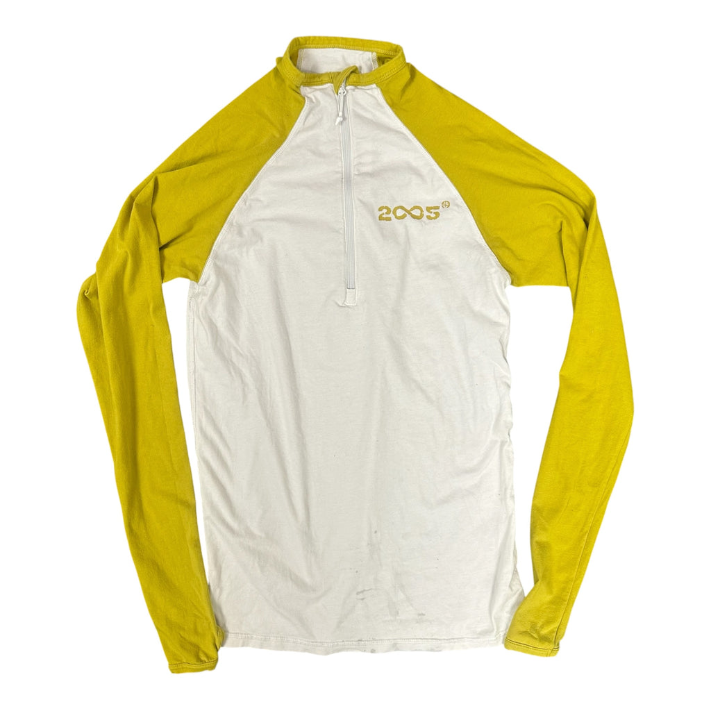 2005 Long Sleeve 3/4 Zip Mockneck ‘Snake Eyes/White’