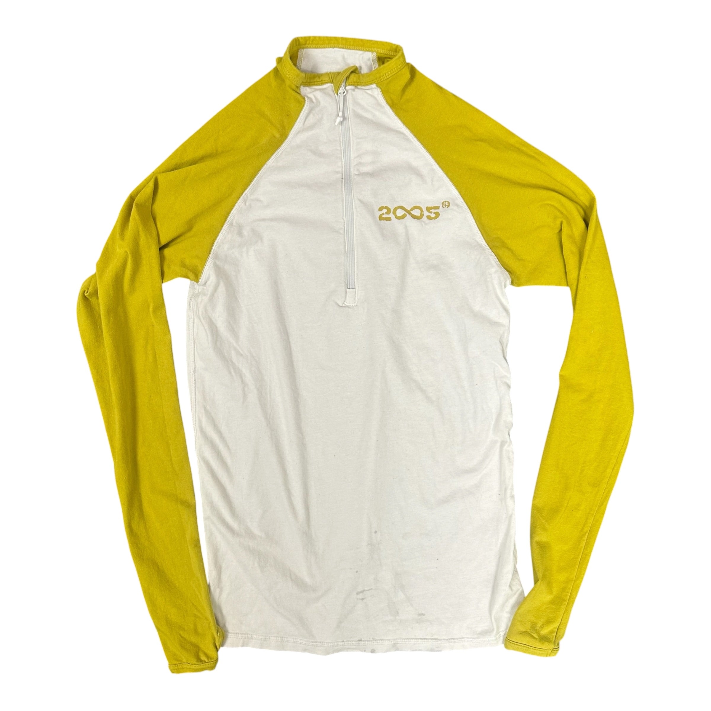 2005 Long Sleeve 3/4 Zip Mockneck ‘Snake Eyes/White’