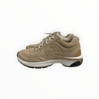Chanel Beige Suede Trainers (NO BOX)