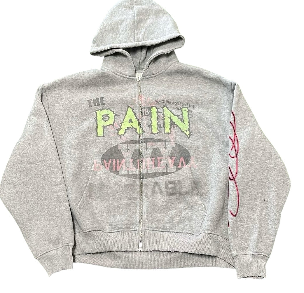 Pain Grey Zip Up
