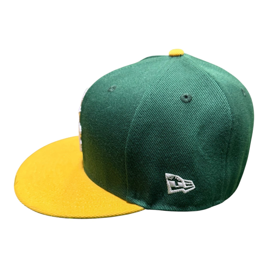 Vertabrae Green/Yellow Fitted Hat