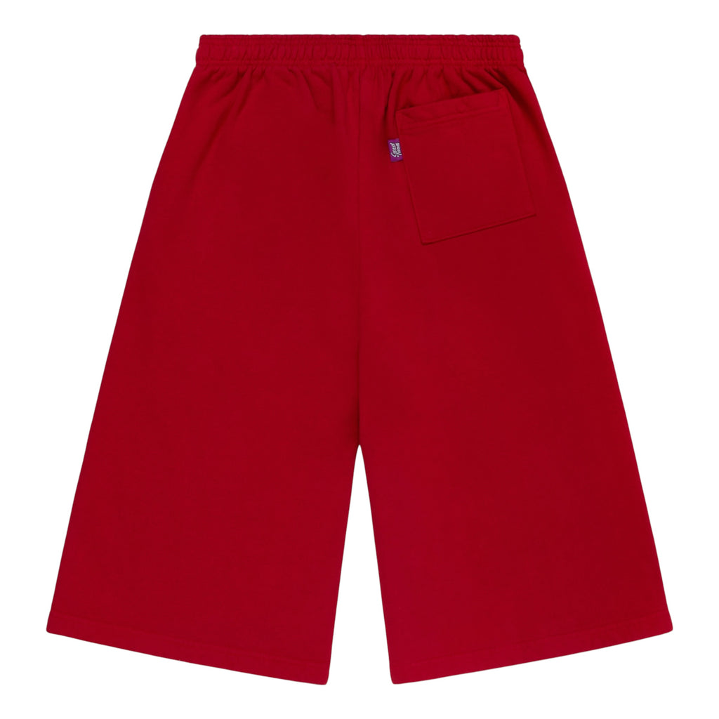 Good Times 3/4 Sweat Shorts “Red”