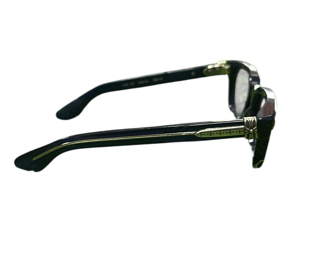 Blue Chrome hearts Pen 15 glasses