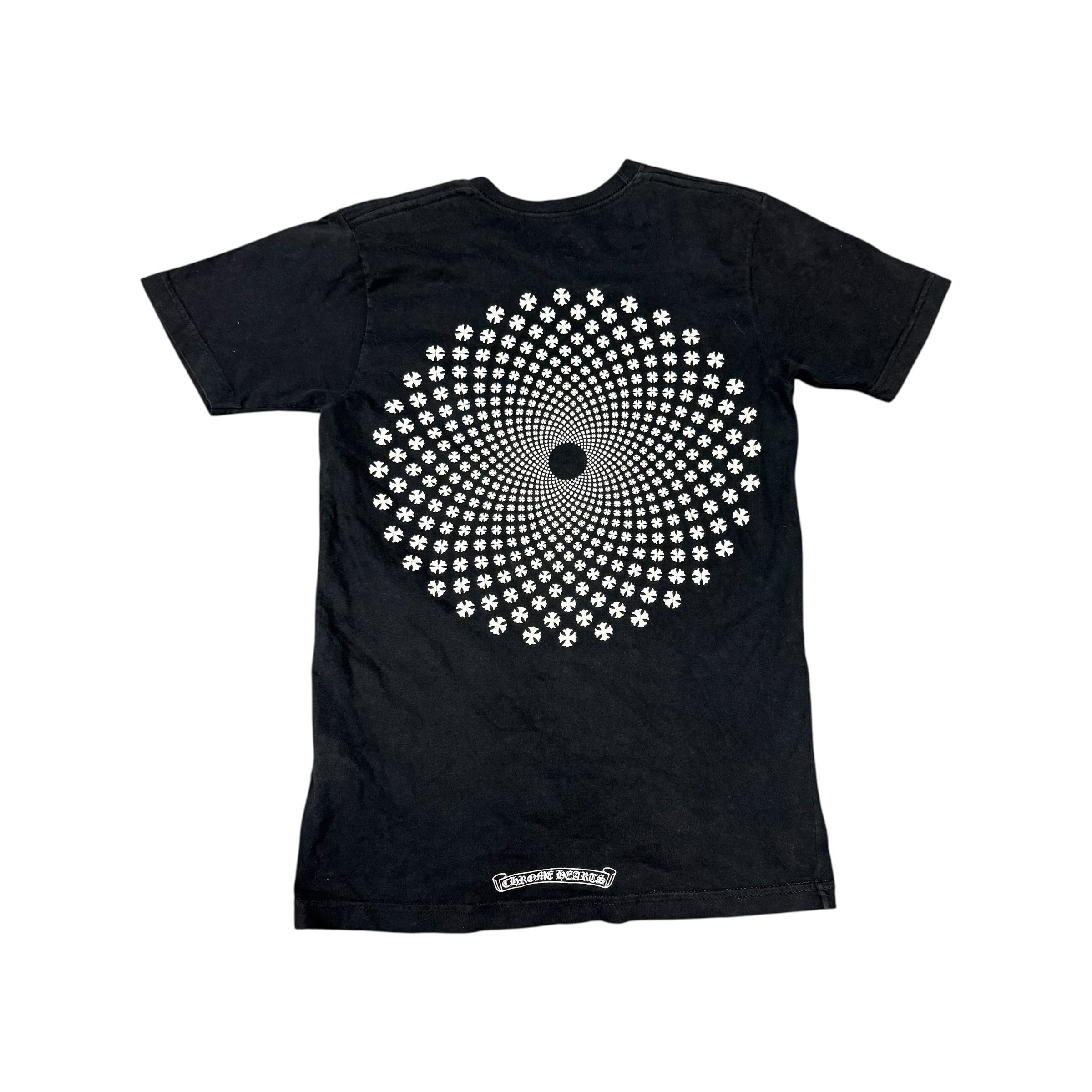 Chrome Hearts Spiral Logo Black Tee