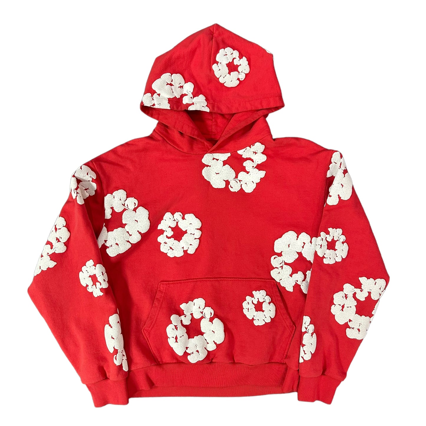 DENIM TEARS COTTON WREATH HOODIE RED (ZMSCWY)