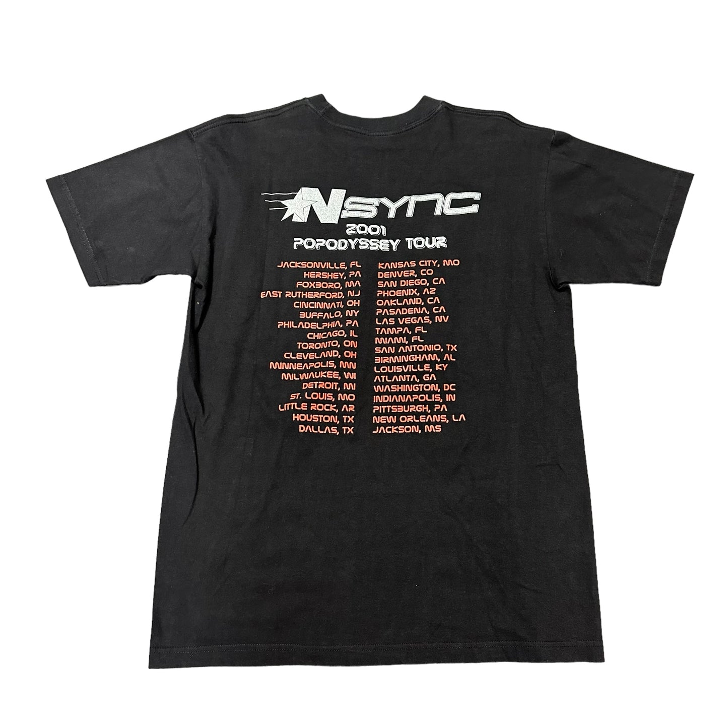 ‘01 NSYNC Popodyssey Tour Glitter Tee