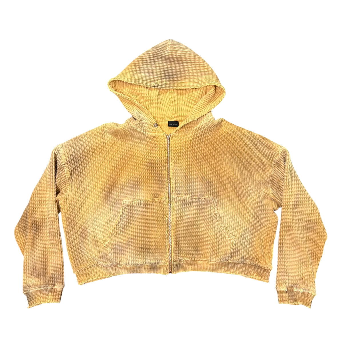 GV Gallery Waffle Thermal Zip Up Hoodie
