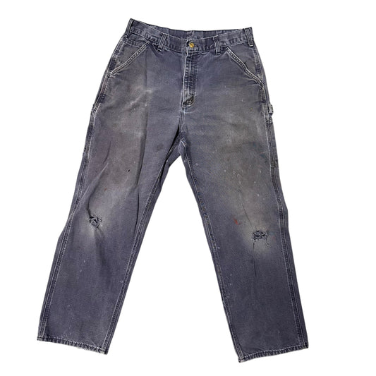 Vintage Carhartt Navy Distressed Pants