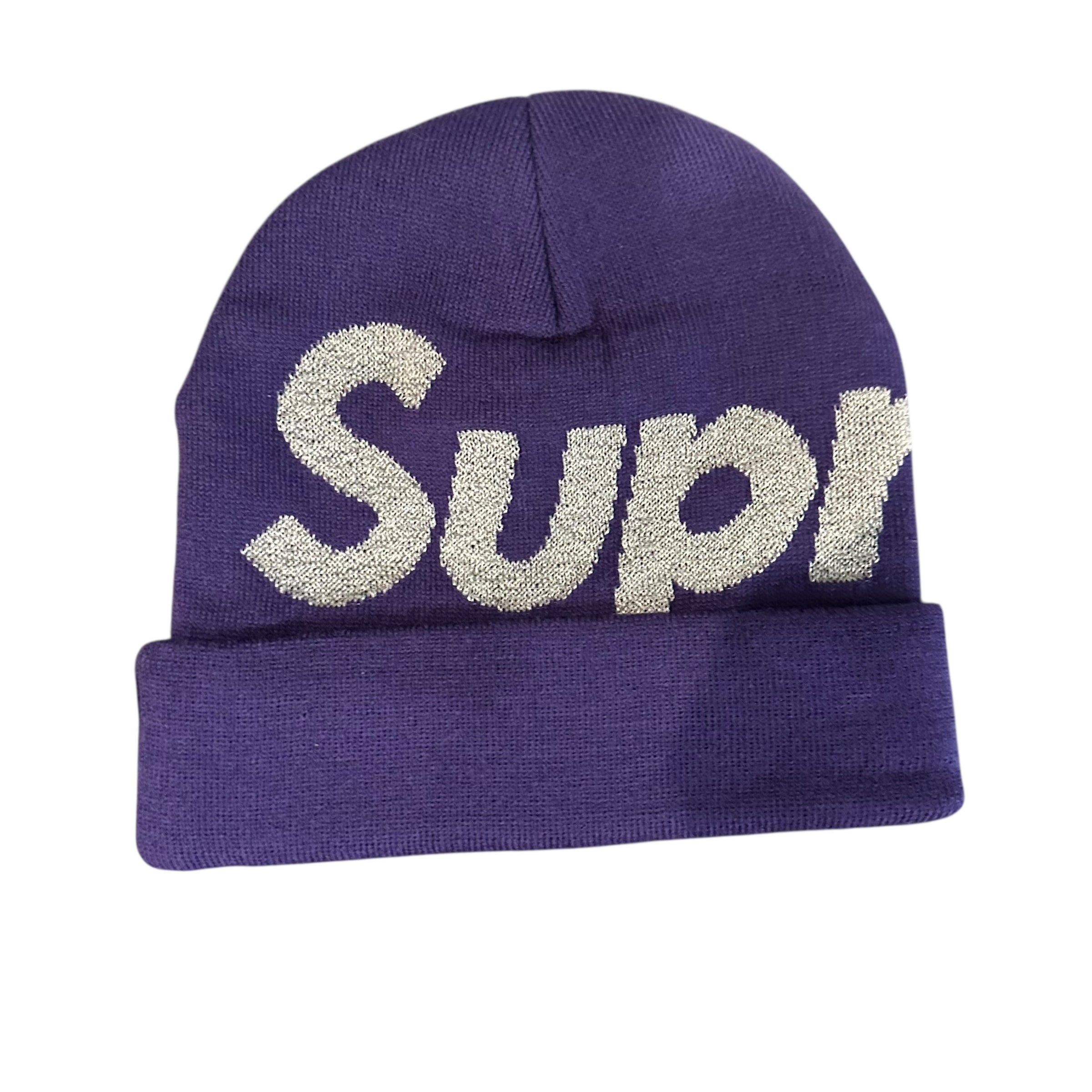 Supreme purple beanie