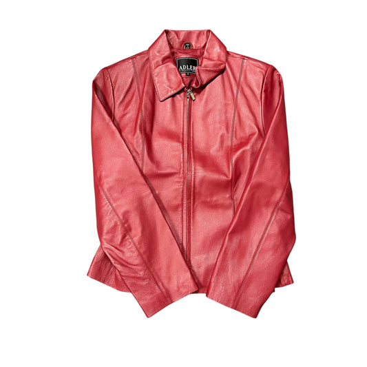 Alder Collection Leather Jacket Red FDWMNS
