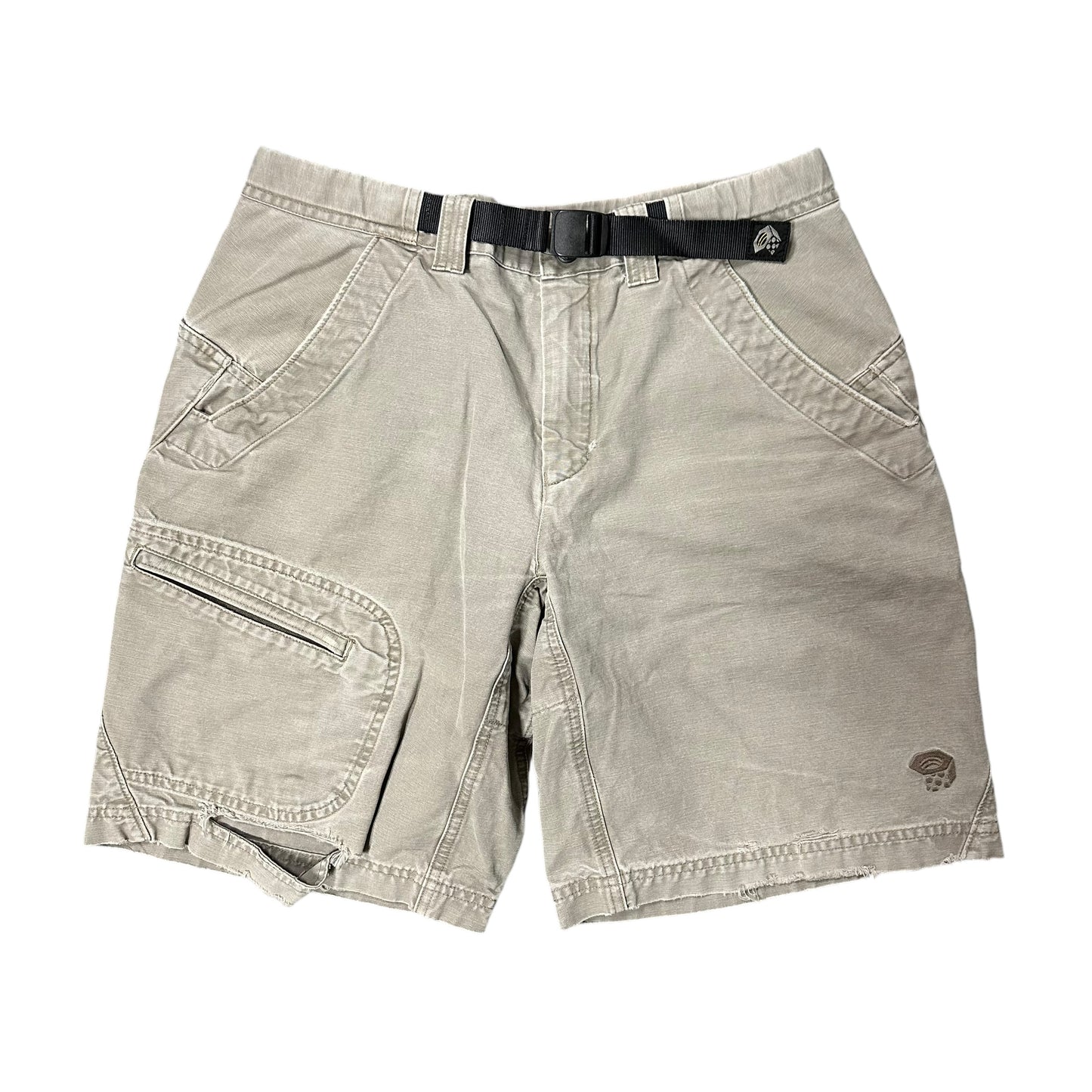 Vintage Khaki Adjustable Shorts