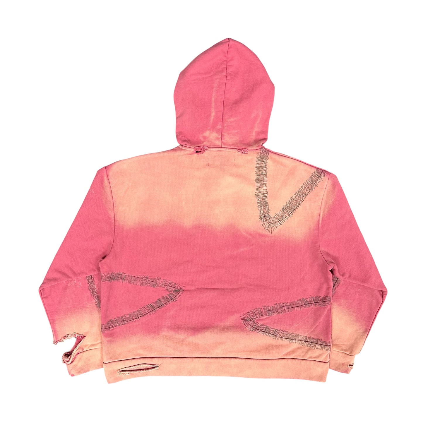 Who Decides War Windowed Pink Hoodie