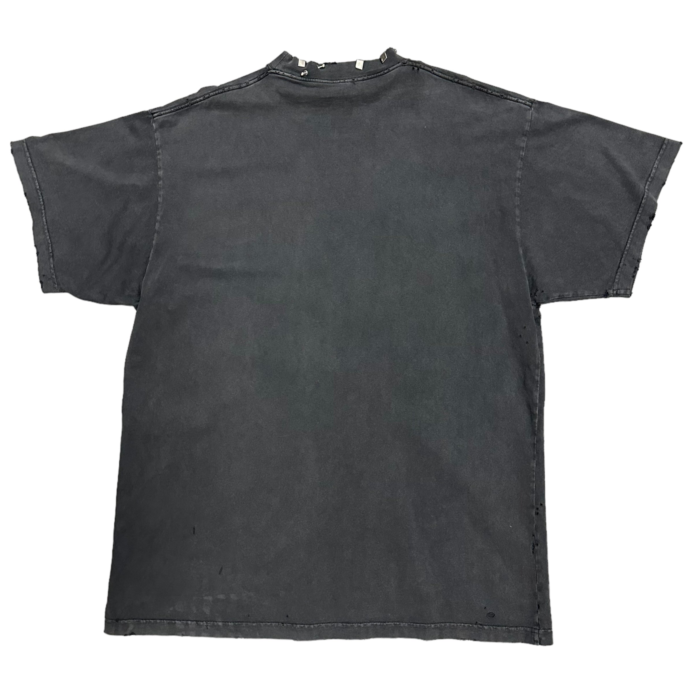 Gray Balenciaga Piercing Tee