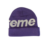 Supreme purple beanie