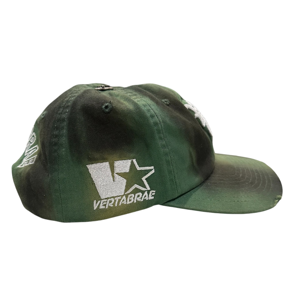 Vertabrae Washed Green Snapback
