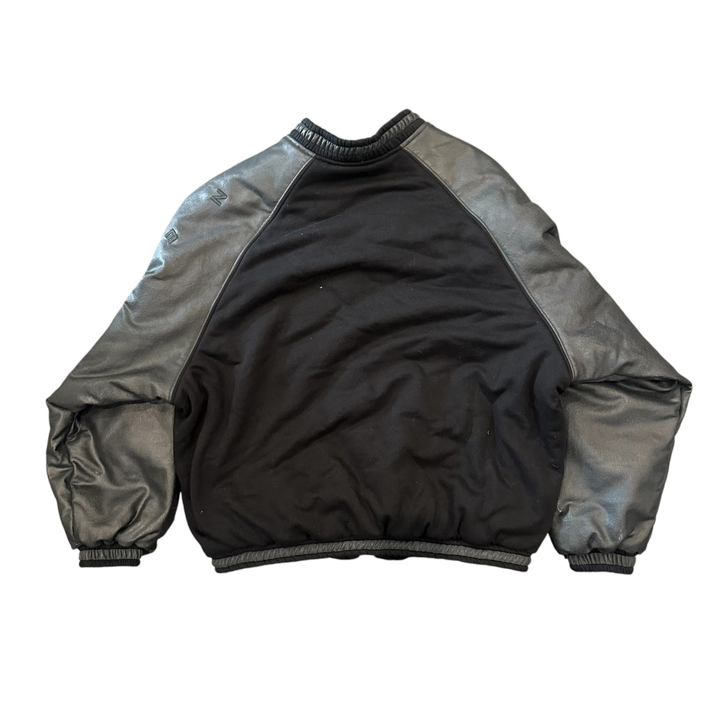 Telfar Upside Down Bomber Jacket in Black