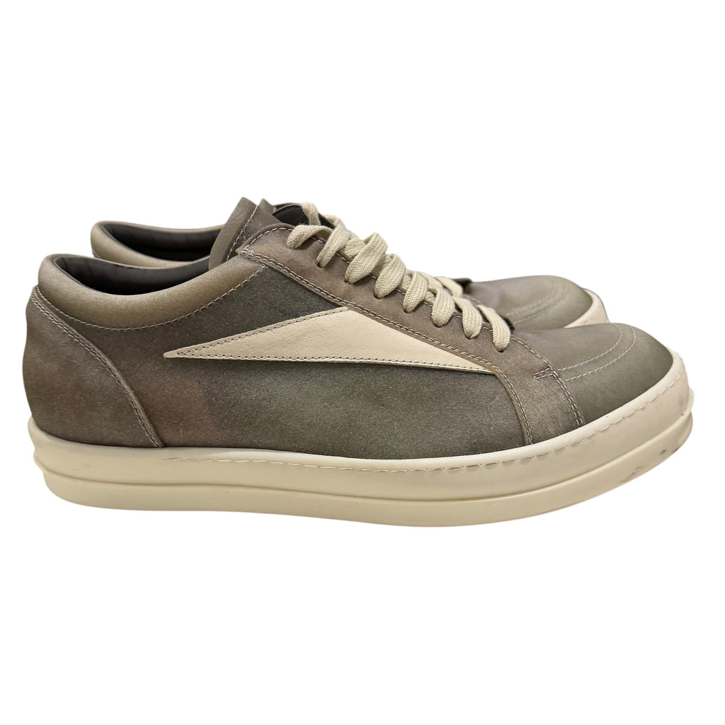 Rick Owens Transparent Leather Vintage Sneakers