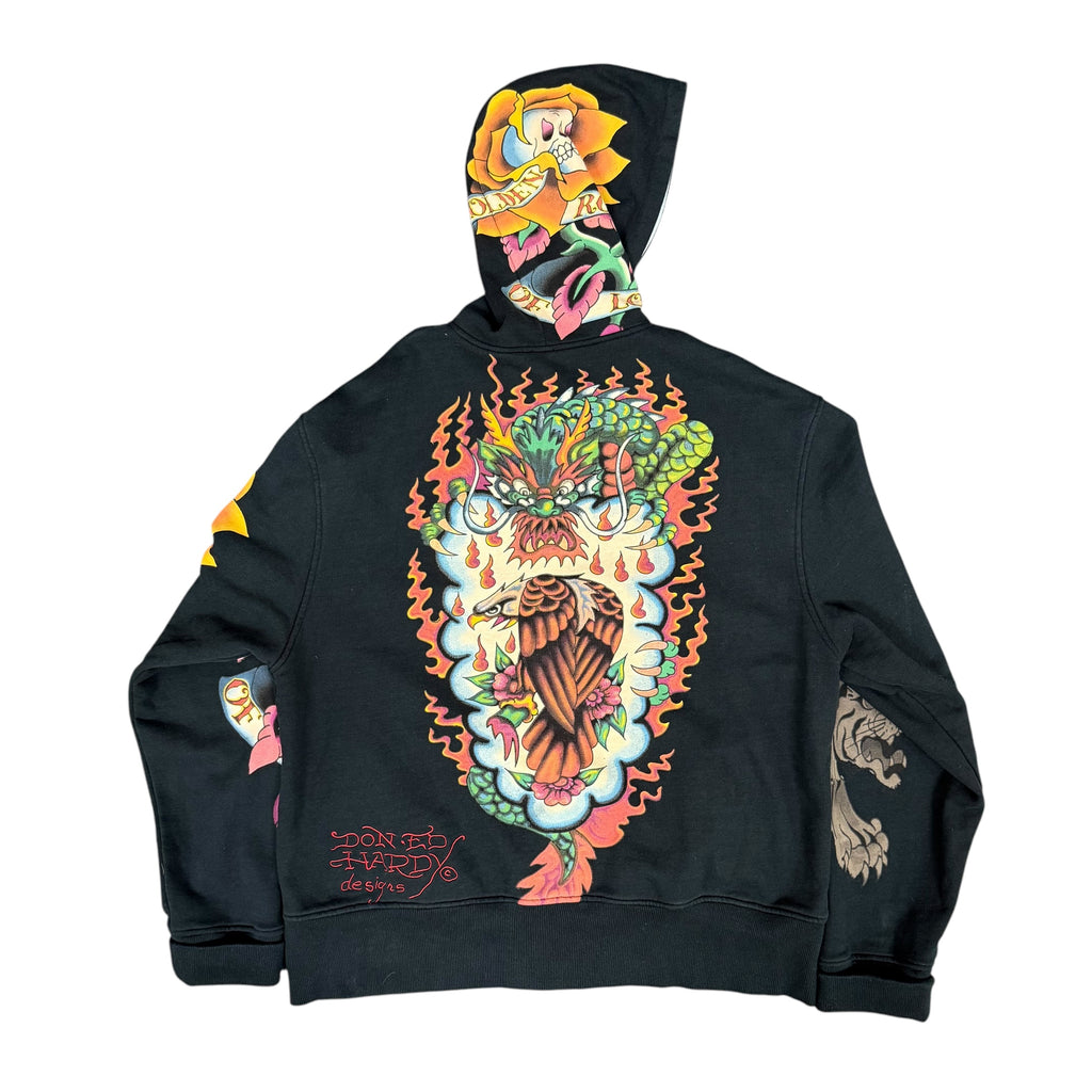 Ed Hardy Tiger Zip Hoodie