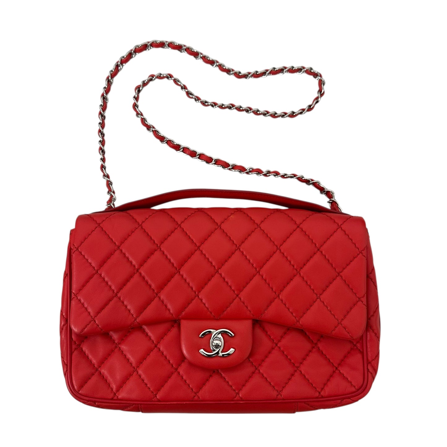 Chanel Tender Touch Maxi Flap Bag RED