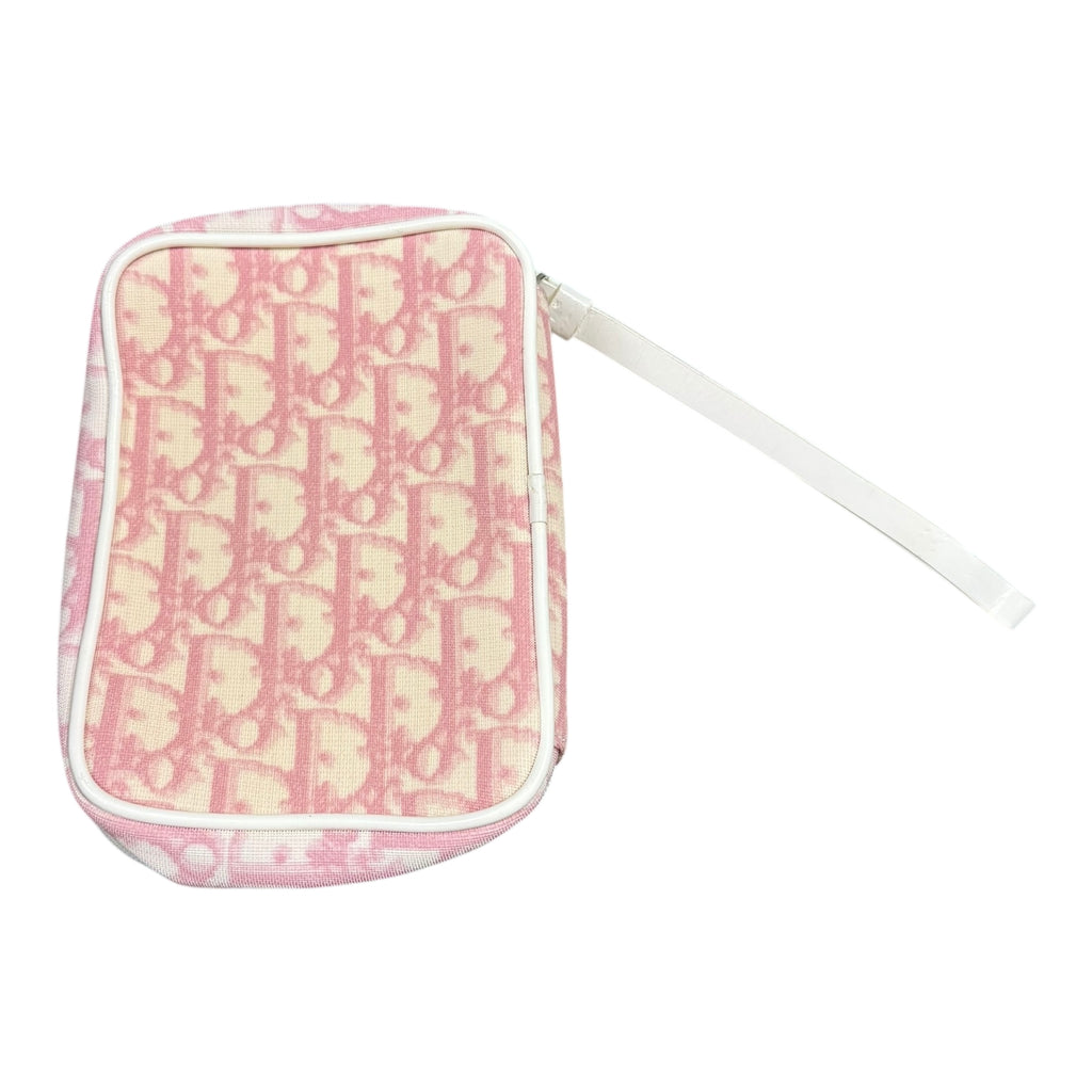 Christian Dior Trotter Pouch Pochette Pink.