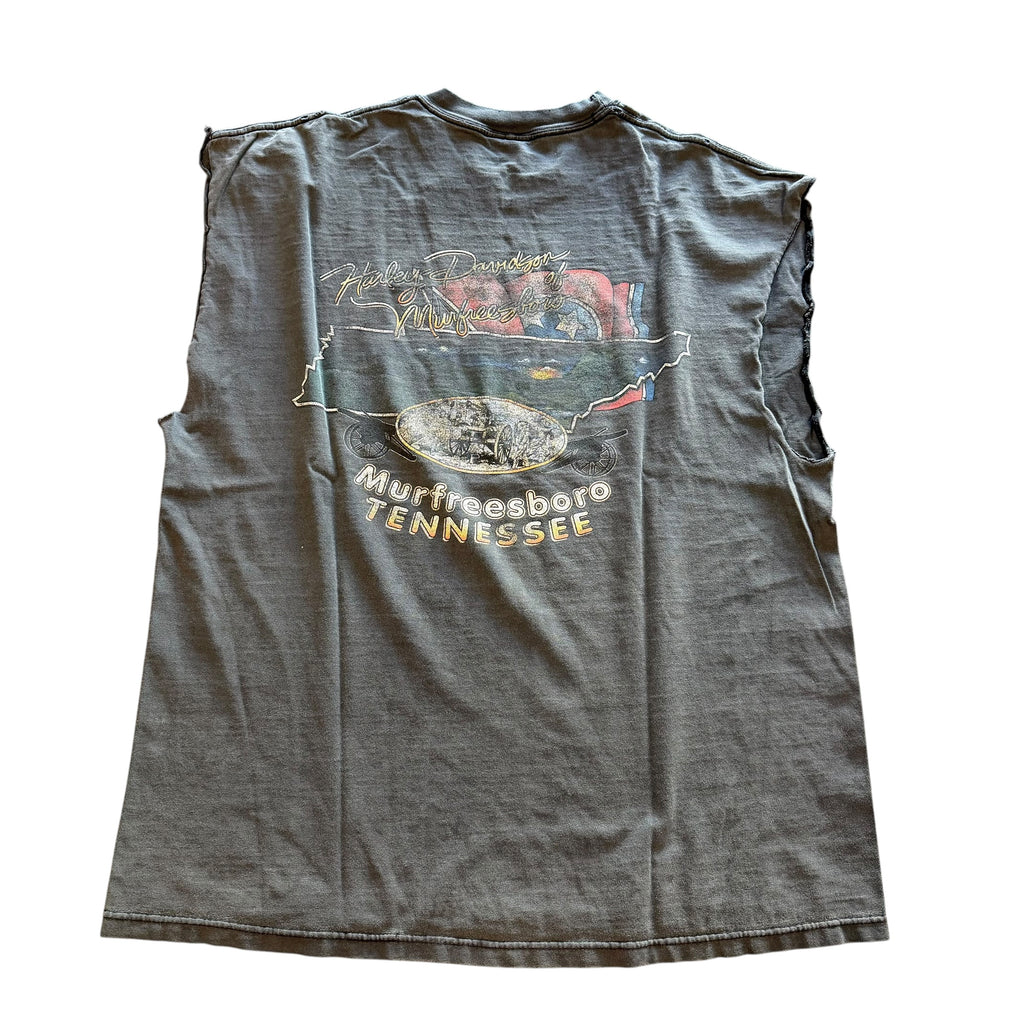 Vintage Harley Davidson Cut Off Shirt