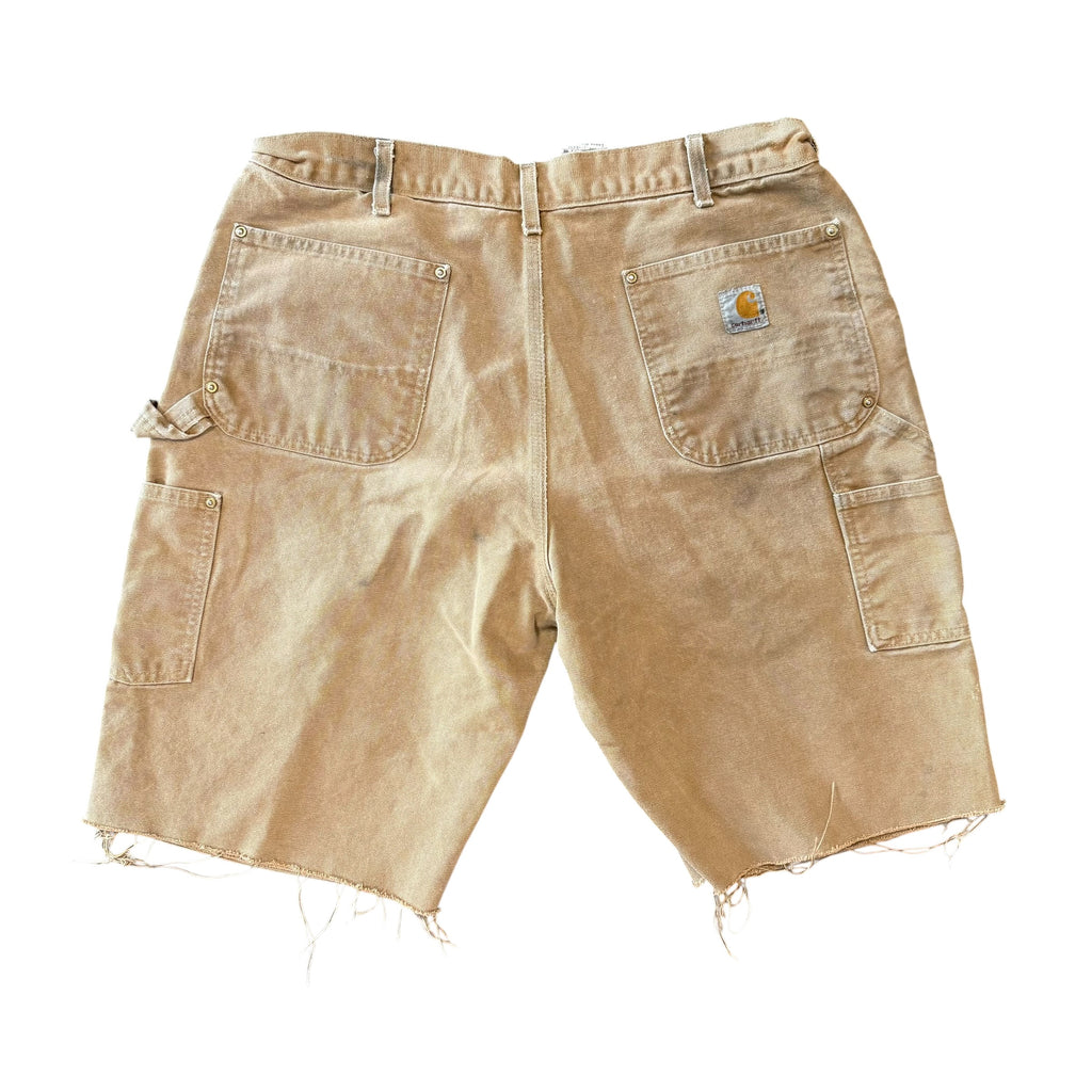 Vintage Carhartt Khaki Double Knee Shorts(38)