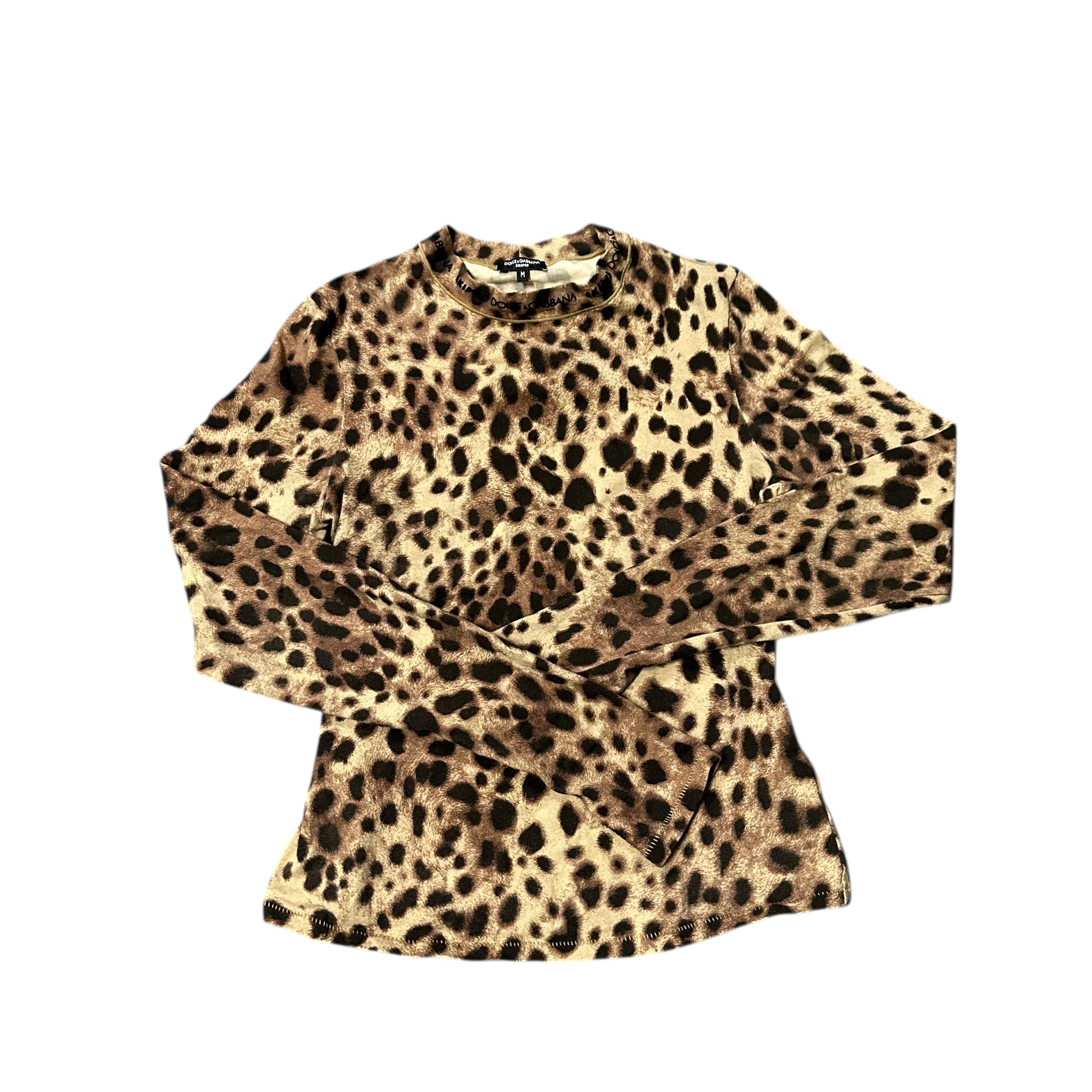 Skims X Dolce & Gabbana Cheetah Print L/S