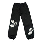 NEW HMDD Black/Silver Patch Sweatpants
