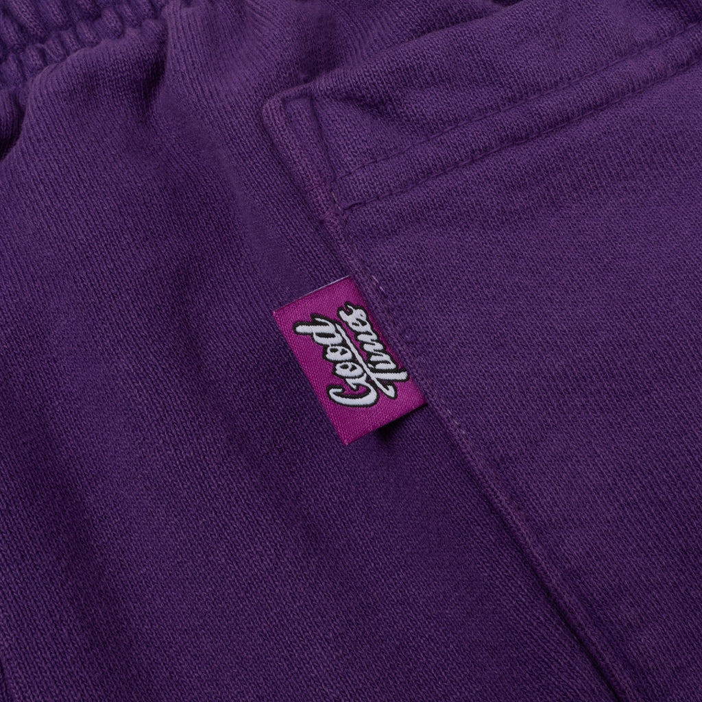 Good Times 3/4 Sweat Shorts “Purple”