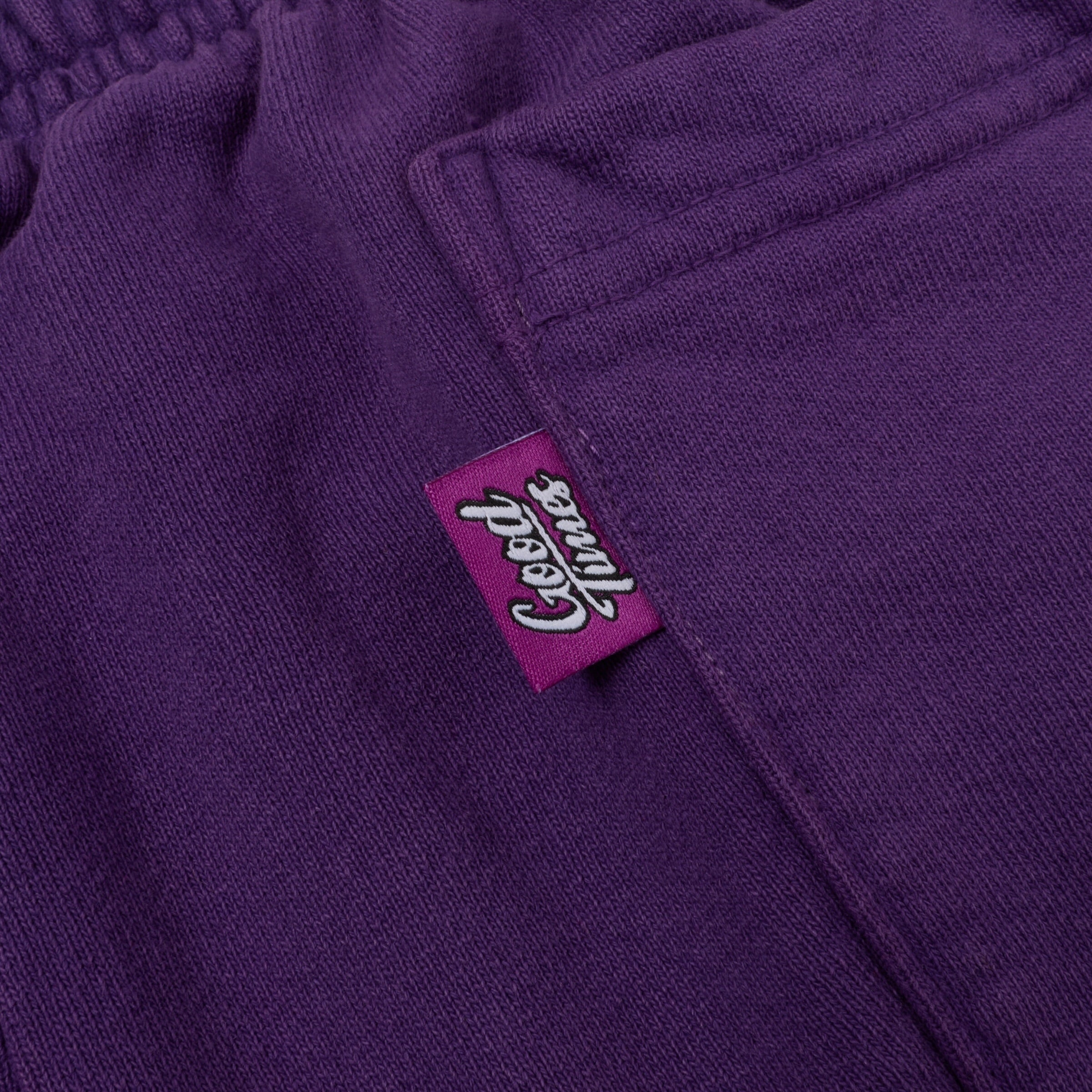 Good Times 3/4 Sweat Shorts “Purple”
