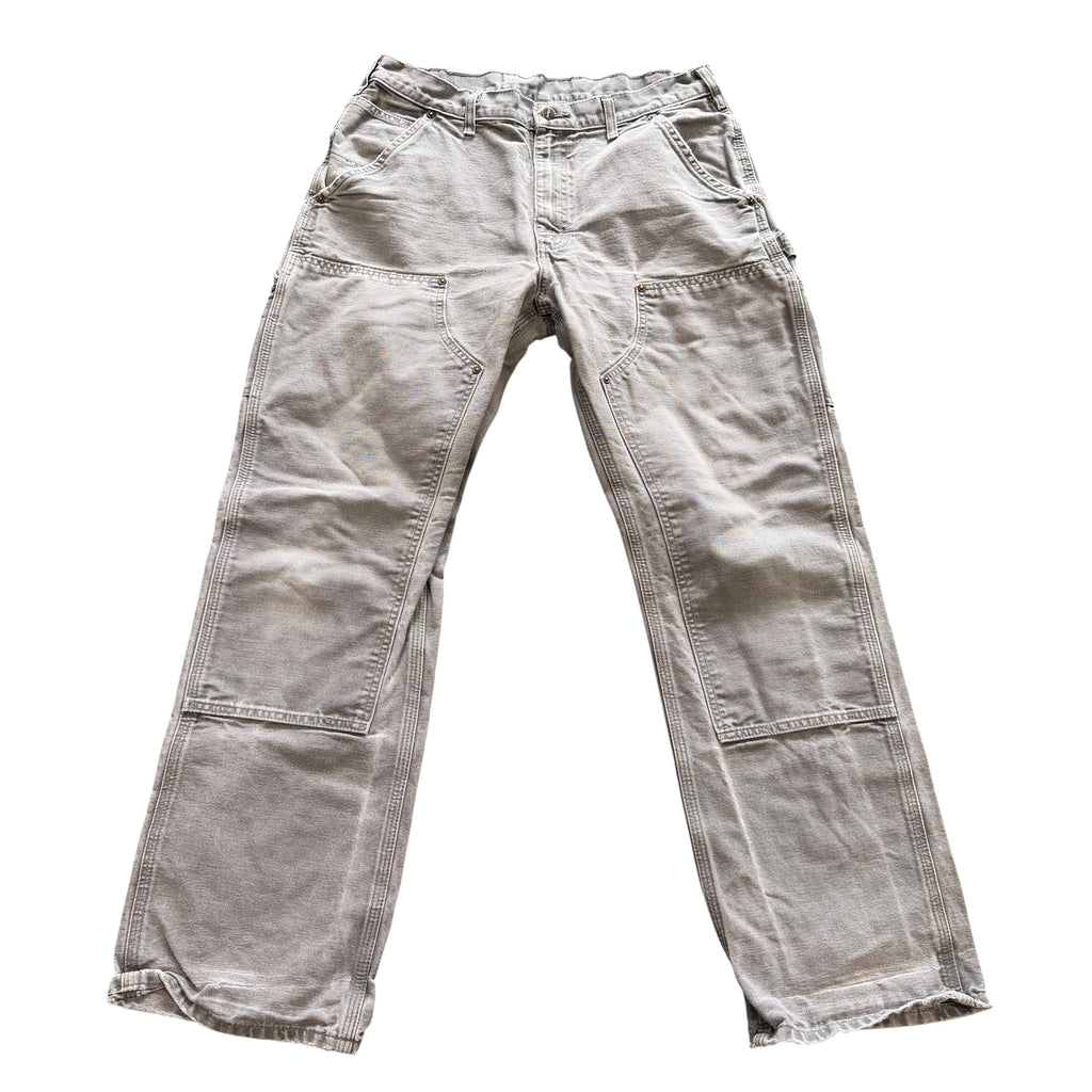 Carhartt Grey Faded Double Knee (32x30)
