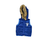 BAPE Kids Blue Camo Hooded Vest